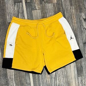 🔥🏀 Vintage NIKE JORDAN JUMPMAN Cotton Fleece Gym Basketball SHORTS Men 2XL - G